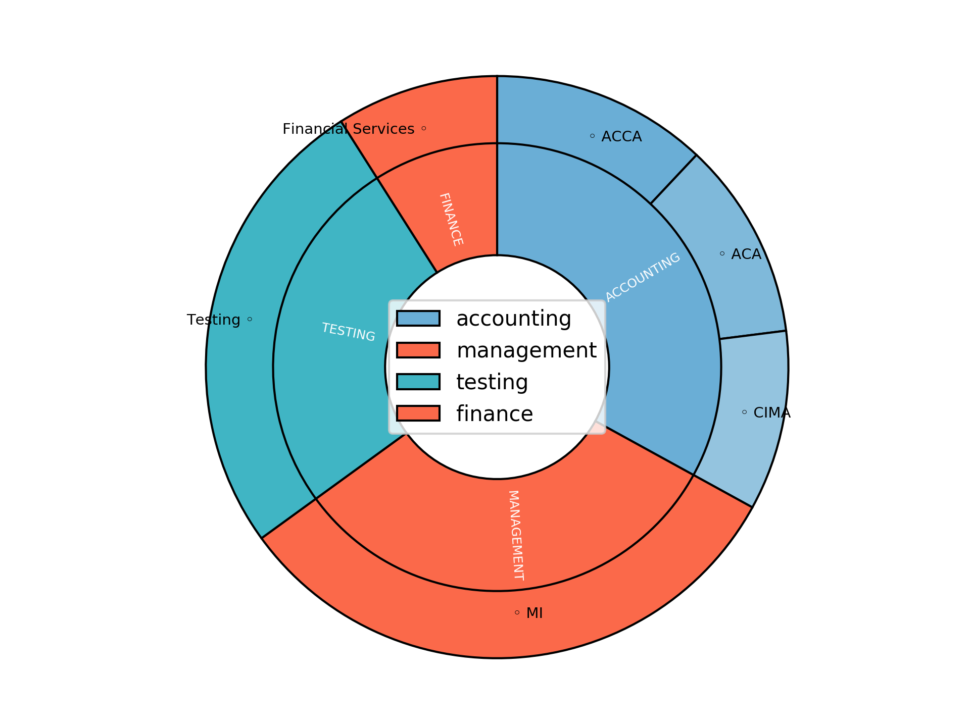 Disaggregated Visualization Graph for Financial Accountant
